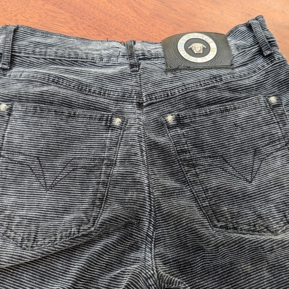 Versace Couture Velour Corduroy Velvet Pants - Picture 6 of 9